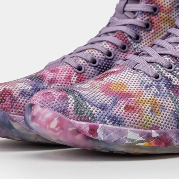 NIB NOBULL FLORAL HIGH-TOP OUTWORK SNEAKER - Picture 4 of 6